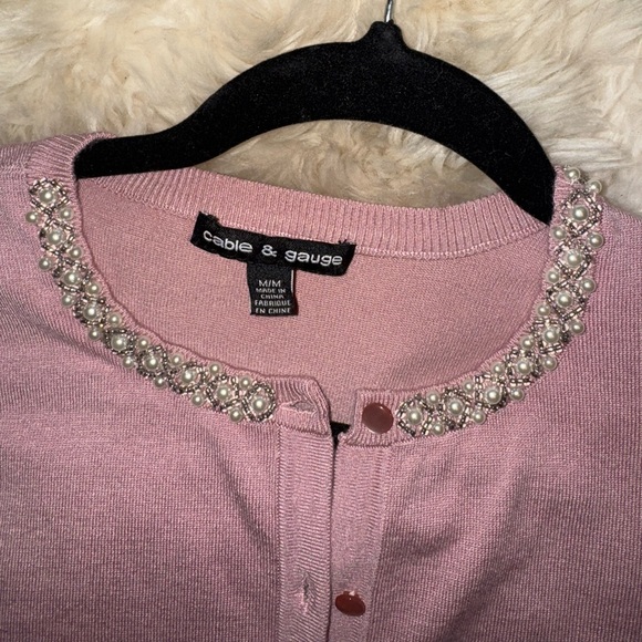 Mauve cardigan - Picture 2 of 2